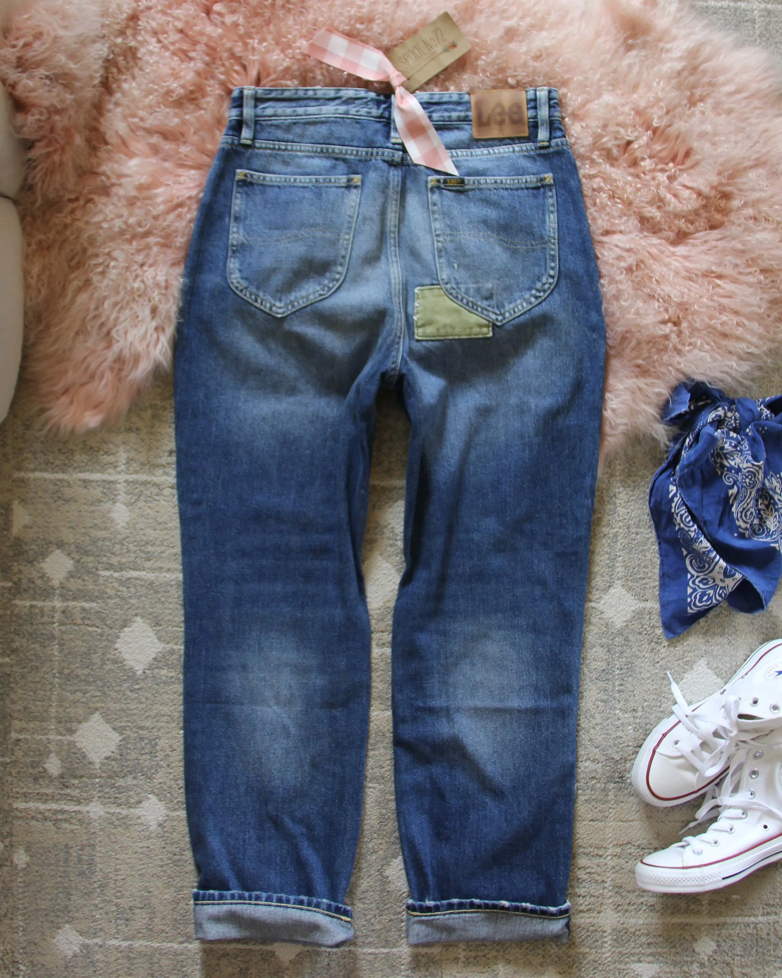 Vintage Modern Patch Jeans