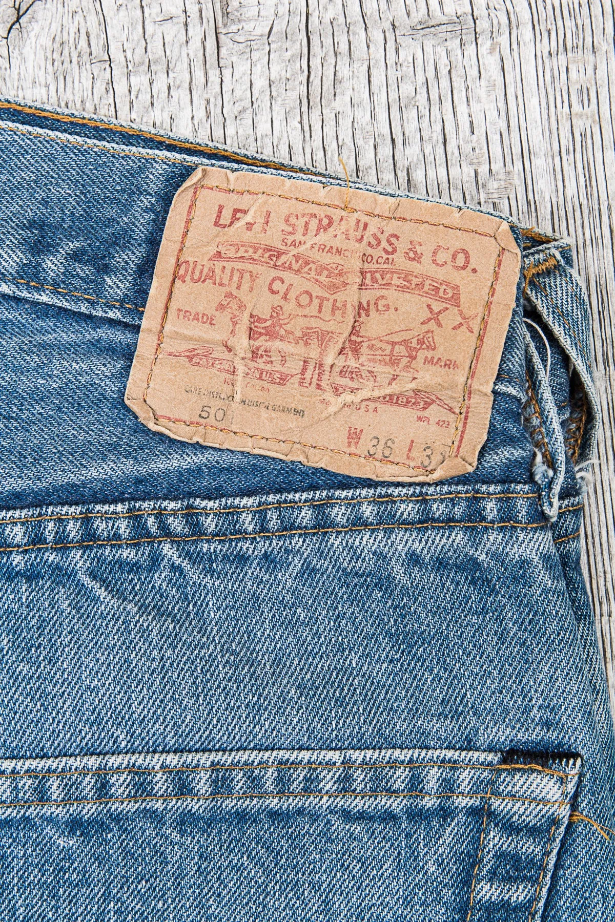 Vintage Original Levi's 501 Red Line Selvedge Jeans