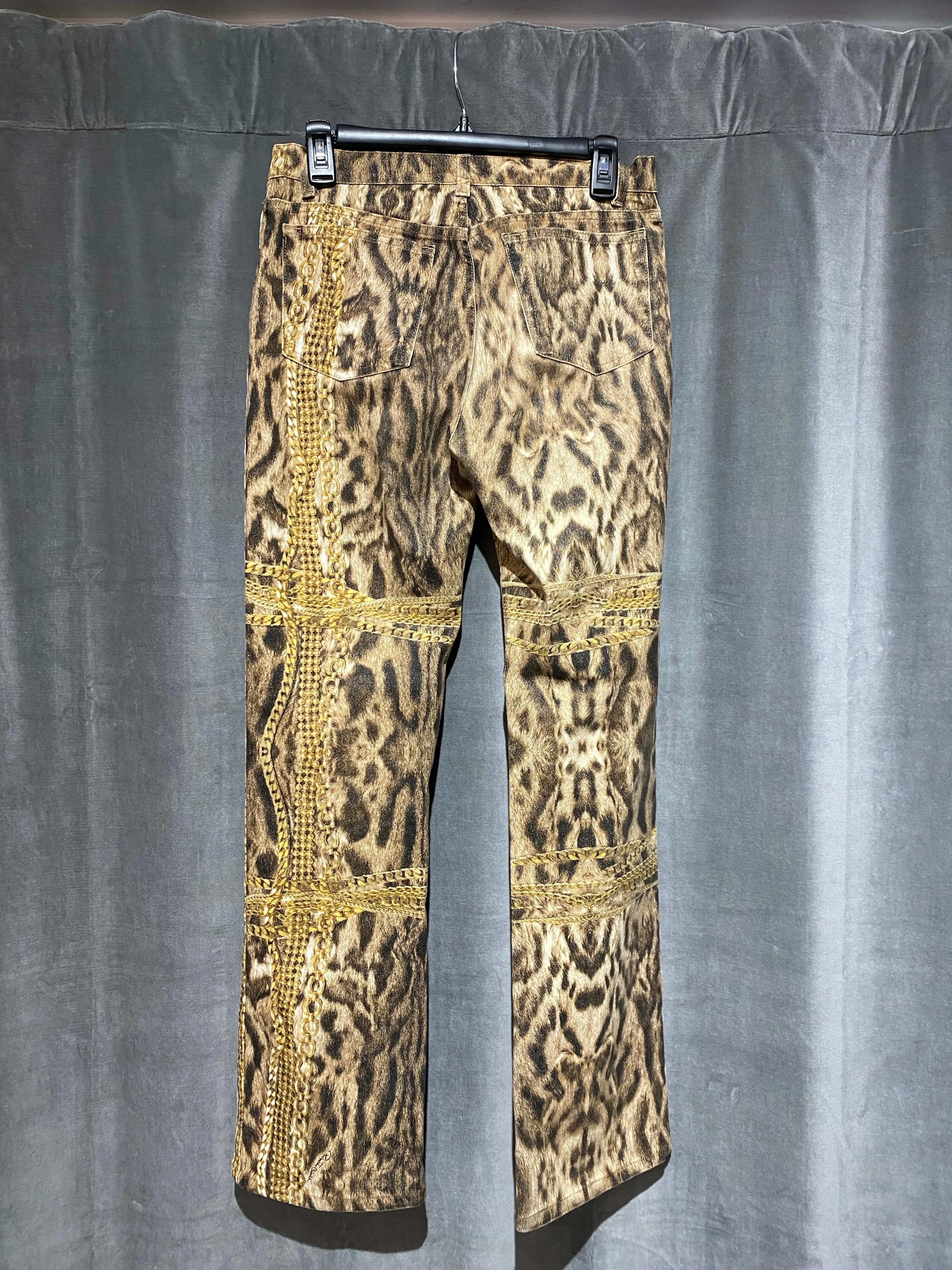 Vintage: Roberto Cavalli  Leopard coated Jeans