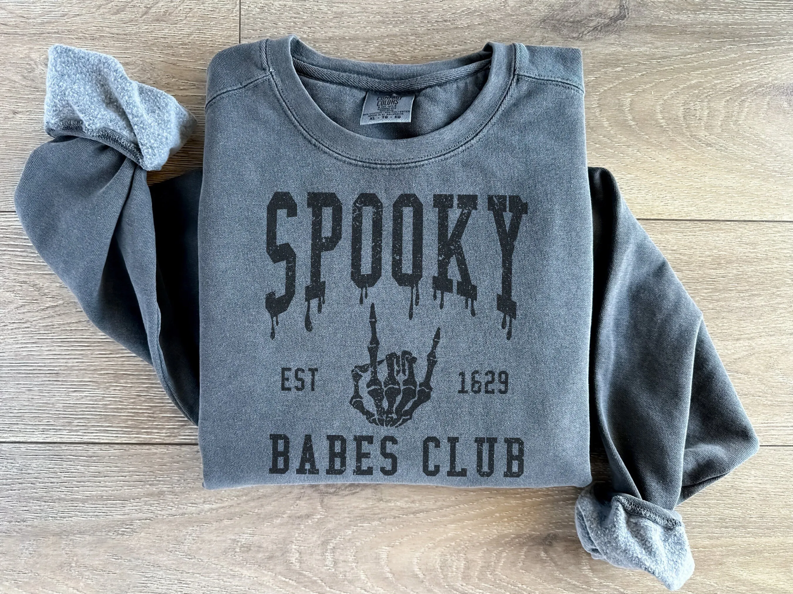 Vintage Spooky Babes Club Sweatshirt
