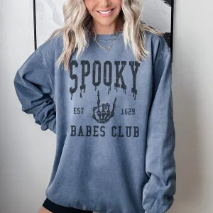 Vintage Spooky Babes Club Sweatshirt