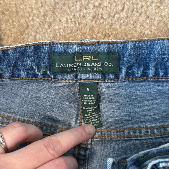 VINTAGE Straight High Rise RALPH LAUREN Jeans Size 8
