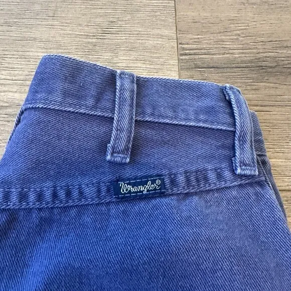 Vintage Western Wrangler Purple Jeans Size 2 Straight Leg