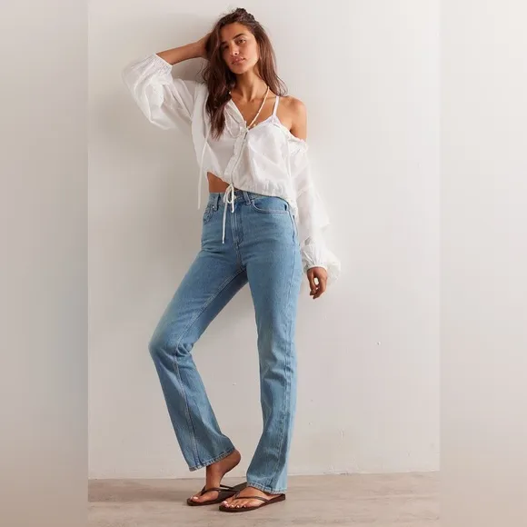 We The Free Xena High Rise Slim Straight - 27