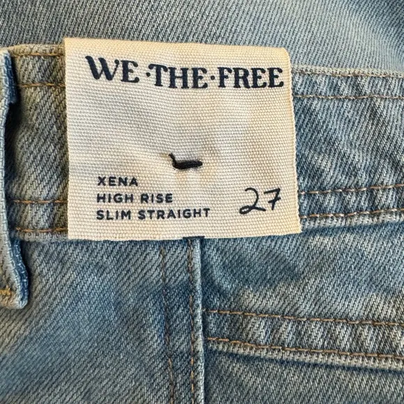 We The Free Xena High Rise Slim Straight - 27