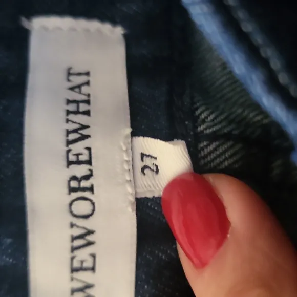 WeWoreWhat High-Waisted Flare Bell Shorts Sz. 27 NWT