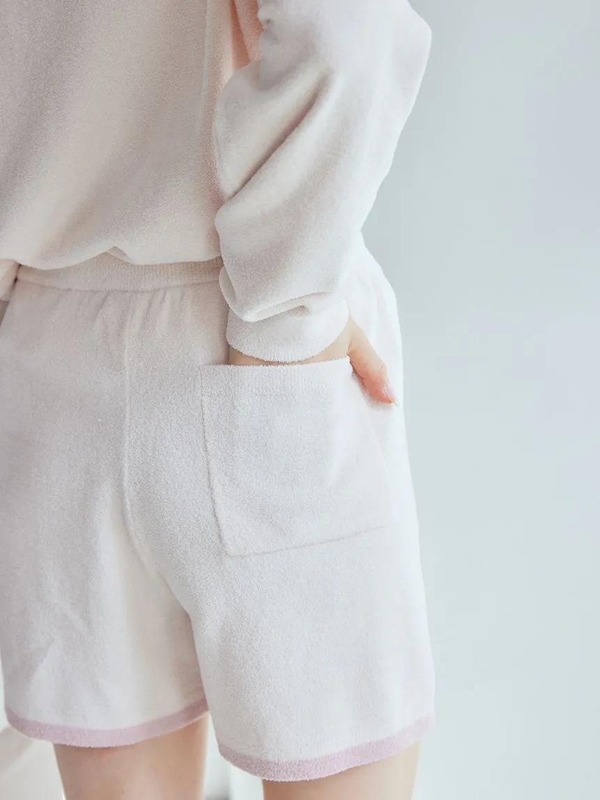 White Tiger Pullover & Shorts Loungewear Set
