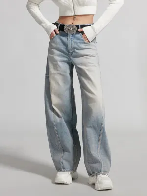 White Wide-Leg Jeans