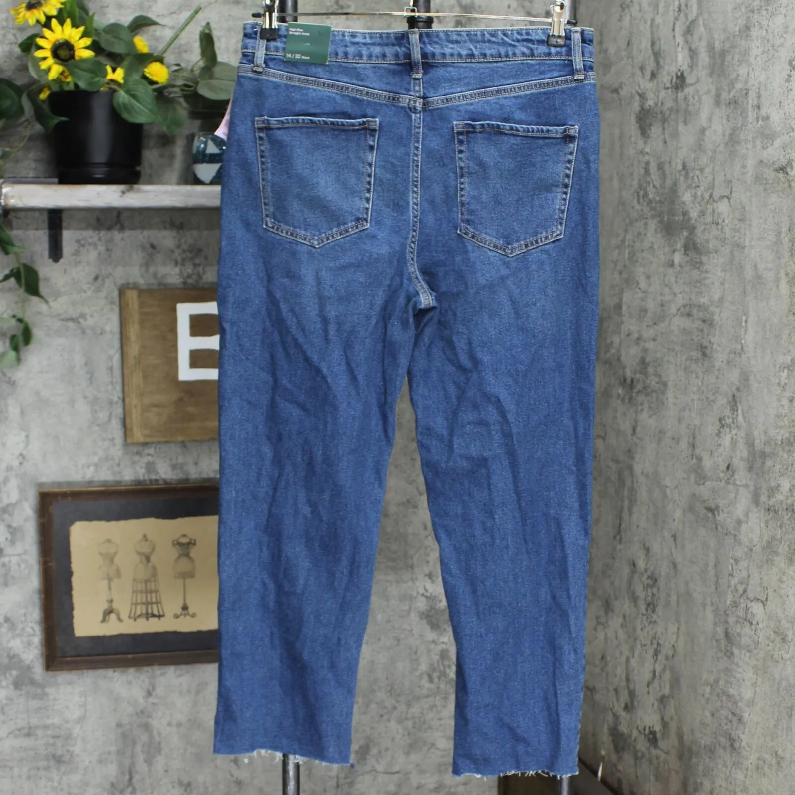 Wild Fable Women's High-Rise Straight Leg Ankle Length Jeans 77432610