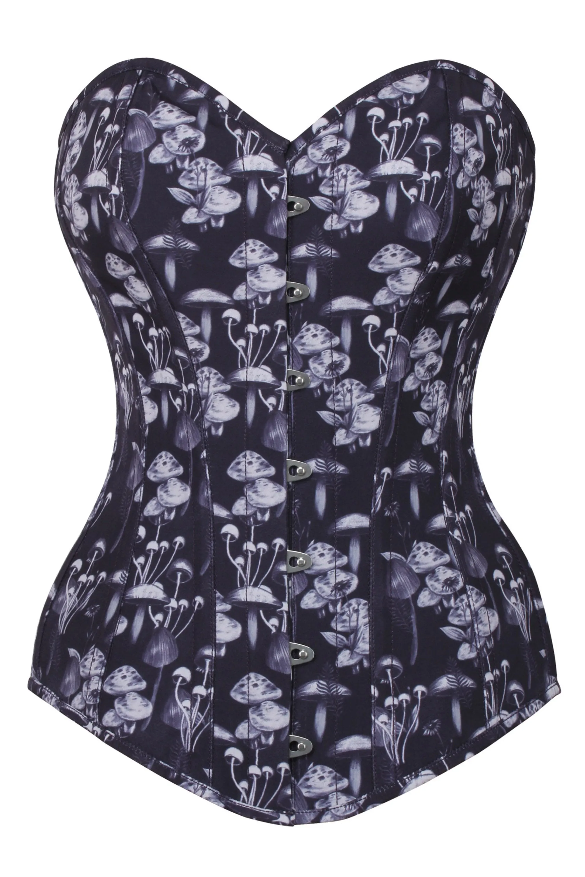 Wild Mushroom Longline Overbust Corset
