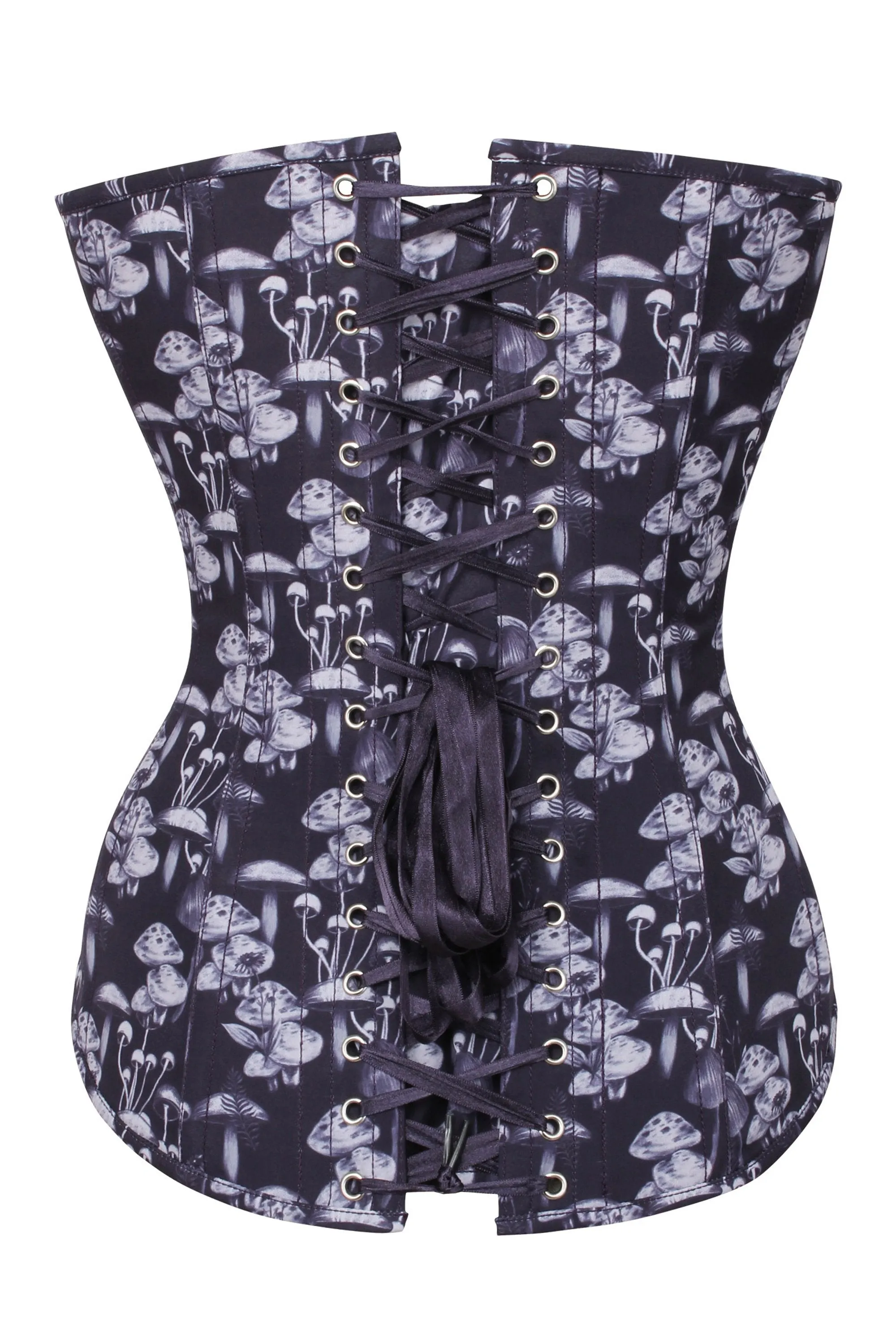 Wild Mushroom Longline Overbust Corset