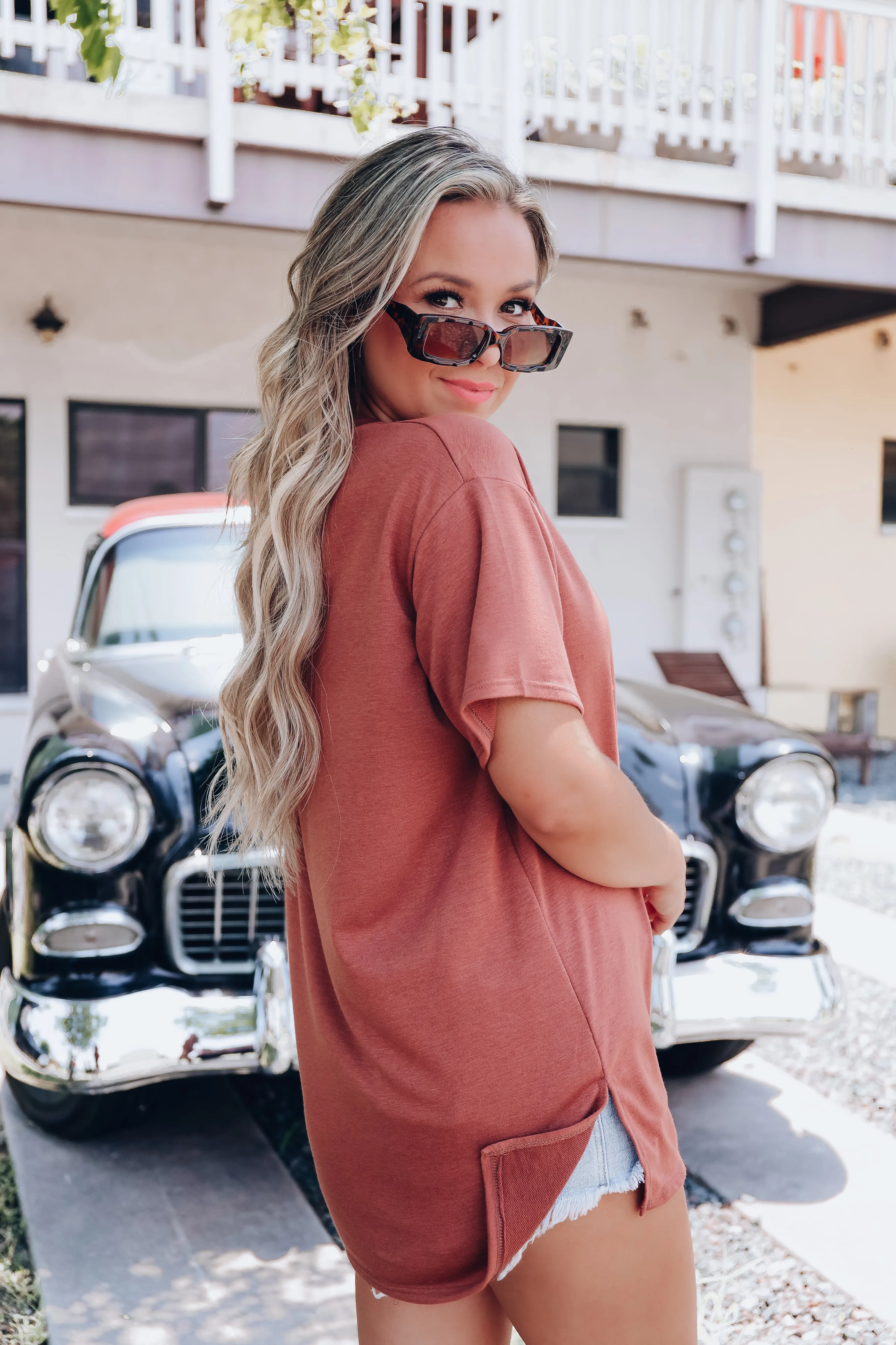 Wild Rodeo Graphic Tee - Chocolate