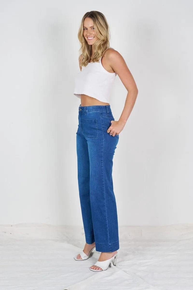 Willow Wide Leg Denim Jeans