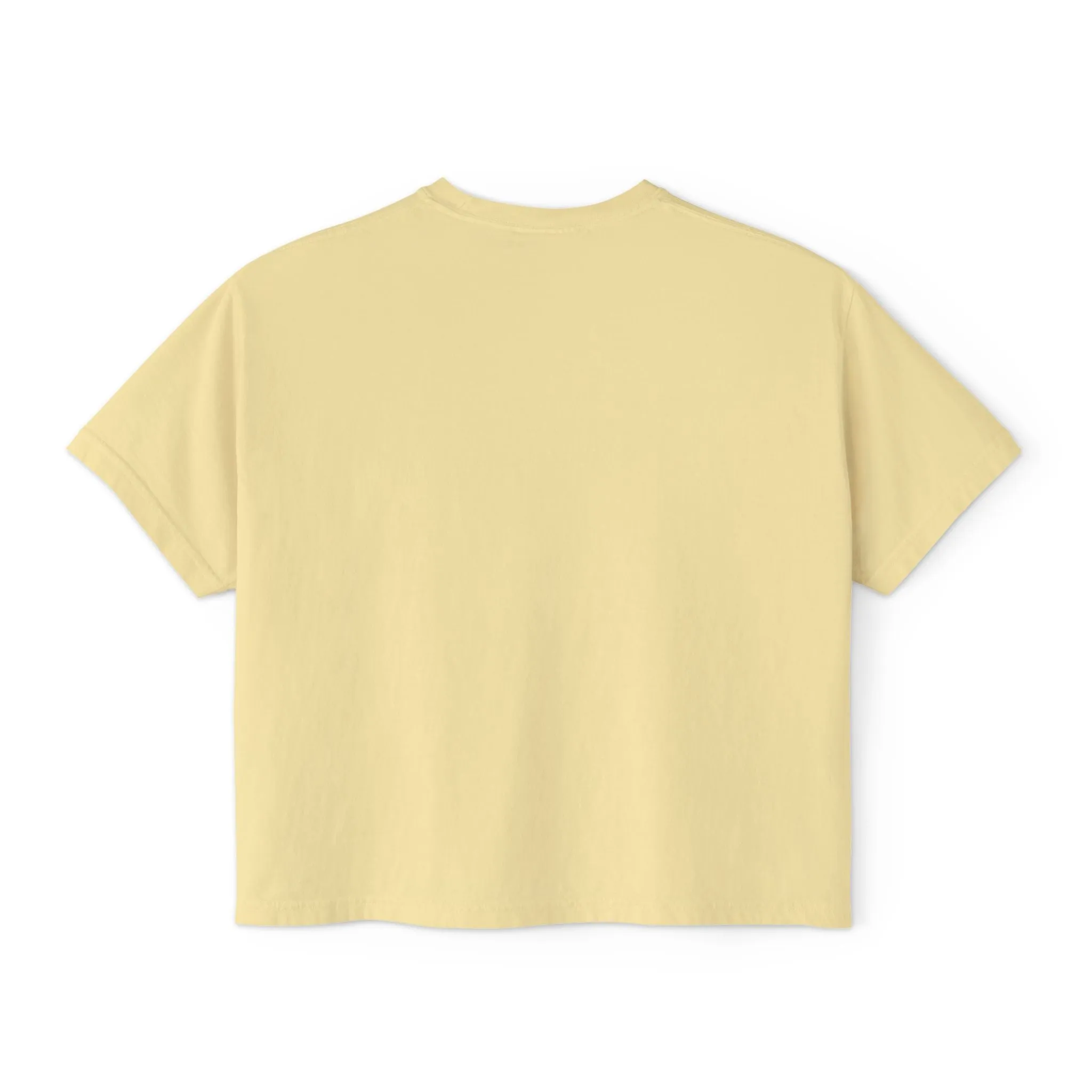 Womens Boxy Tee - 'Never Give Up' Design