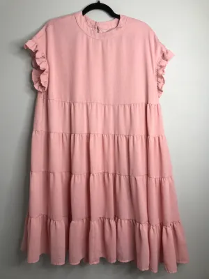Womens Size XL Misses Pink Foteisy Dress