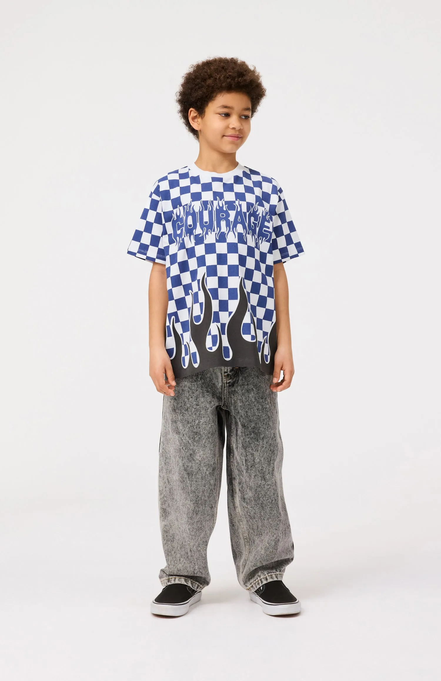 Woven pants Aska Grey stonewash