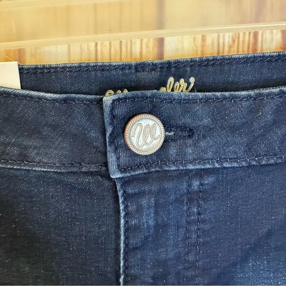 Wrangler Retro Women’s Mae Mid-Rise Wide Leg Trouser Denim Jeans Size 15/16
