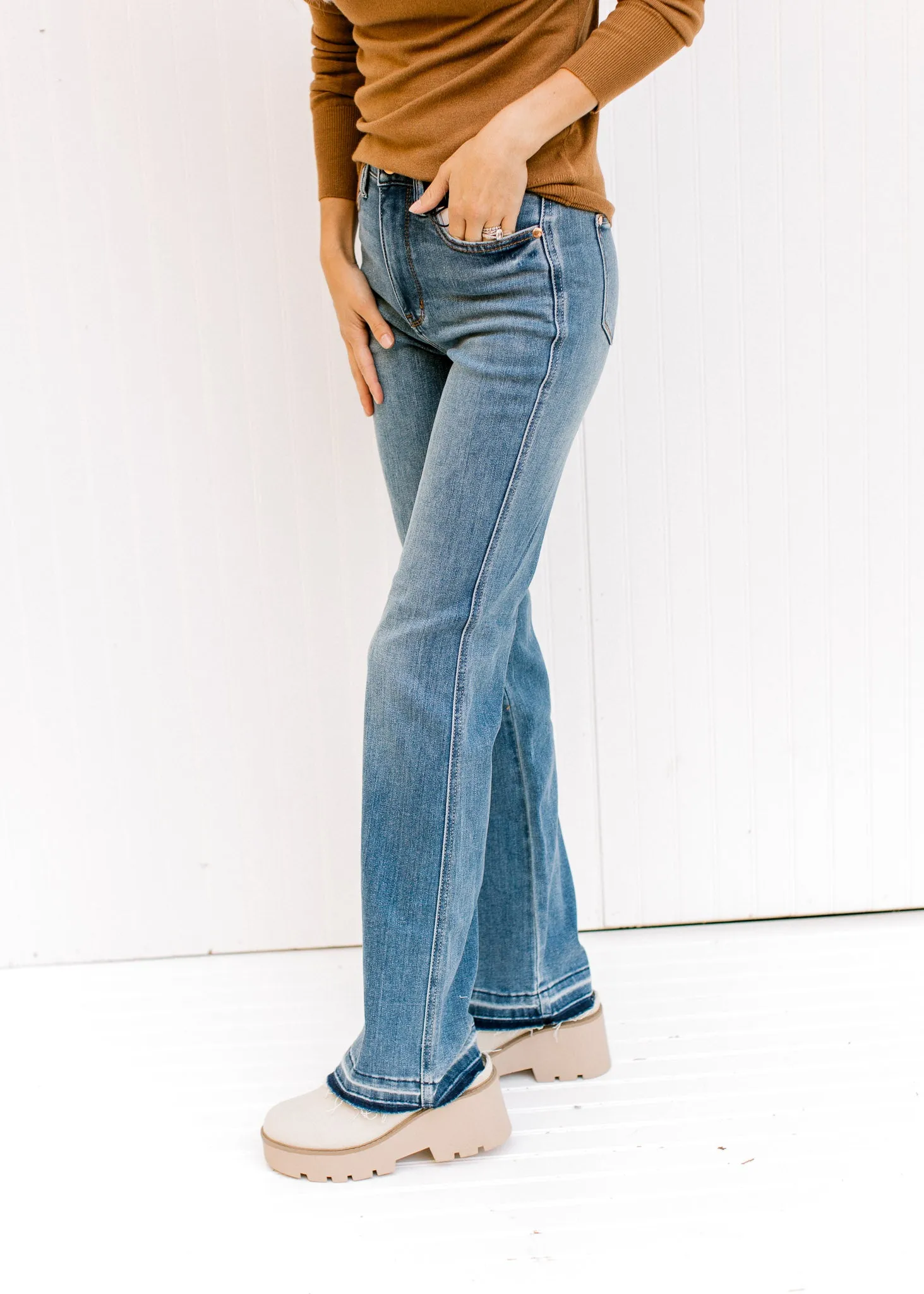 X Judy Blue Control Top Release Hem Jean