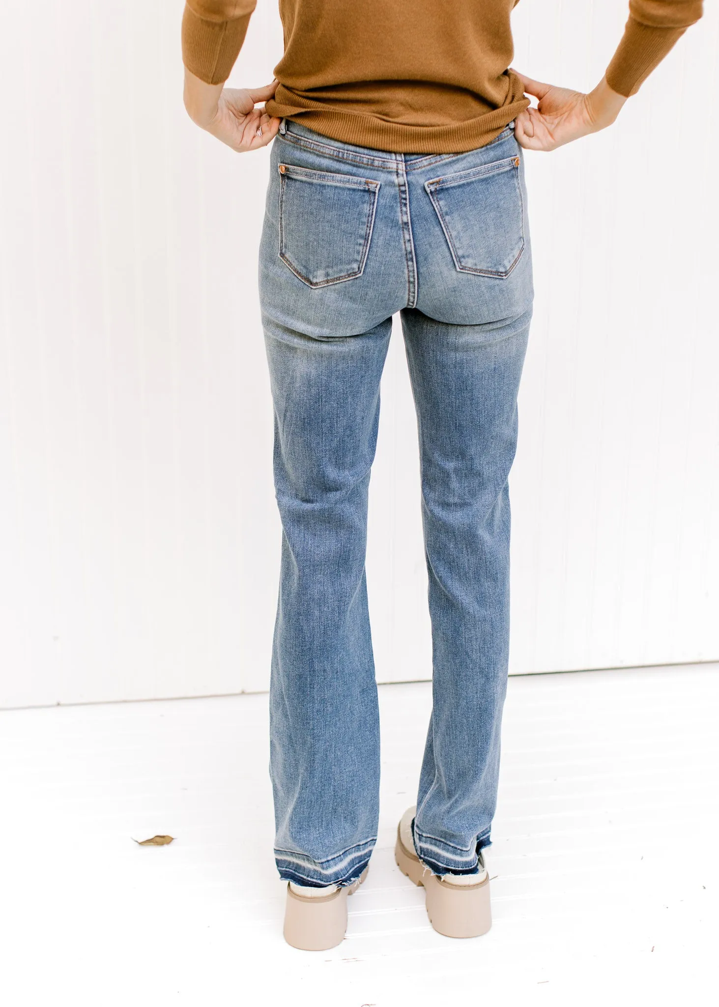 X Judy Blue Control Top Release Hem Jean