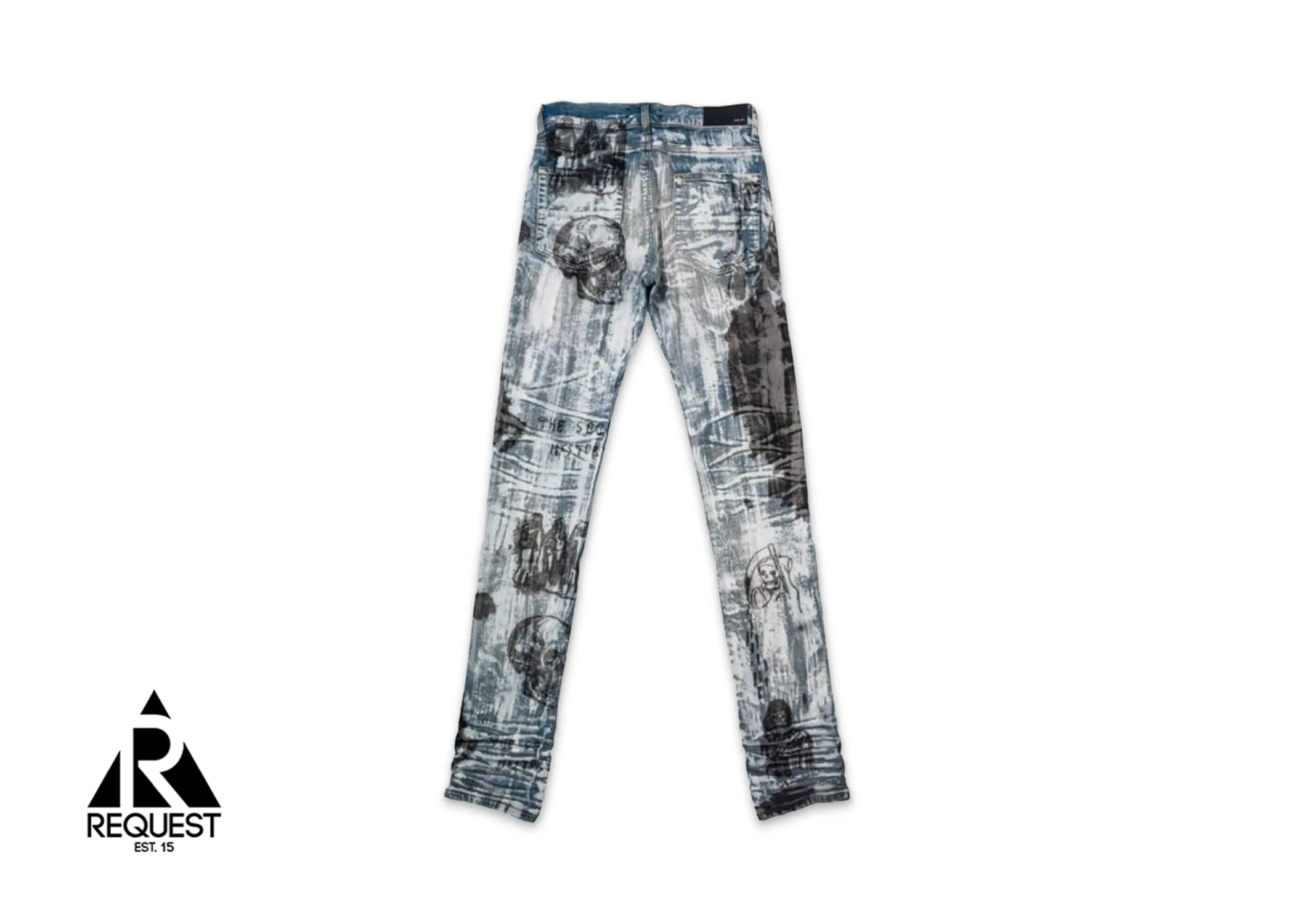 x Wes Lang Sketch Jean "Painted Indigo"