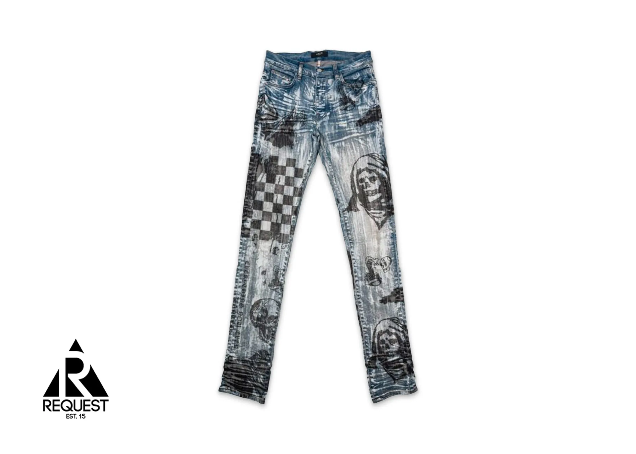 x Wes Lang Sketch Jean "Painted Indigo"