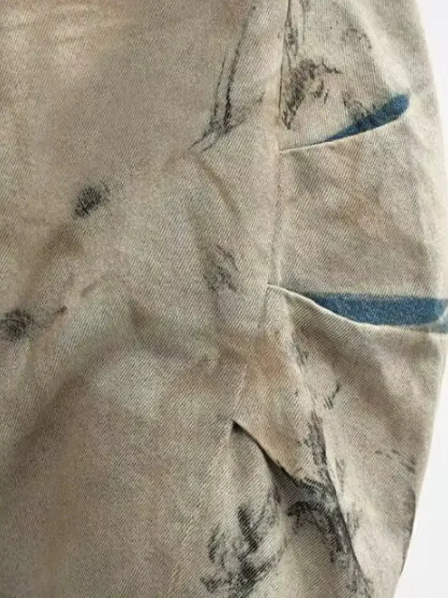 Y2K Dirty Wash Baggy Jeans