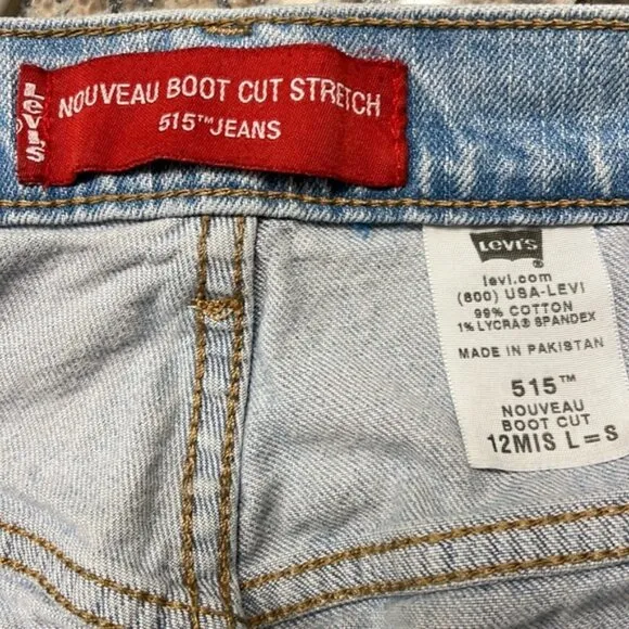 Y2k - Vintage Levi’s Nouveau Boot Cut Stretch Jeans Size 12 Misses EUC #0253