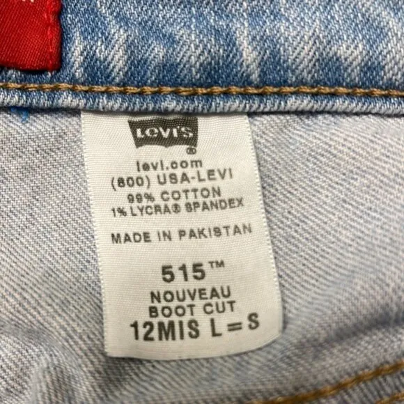 Y2k - Vintage Levi’s Nouveau Boot Cut Stretch Jeans Size 12 Misses EUC #0253