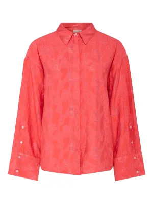YAS Siva blouse hibiscus